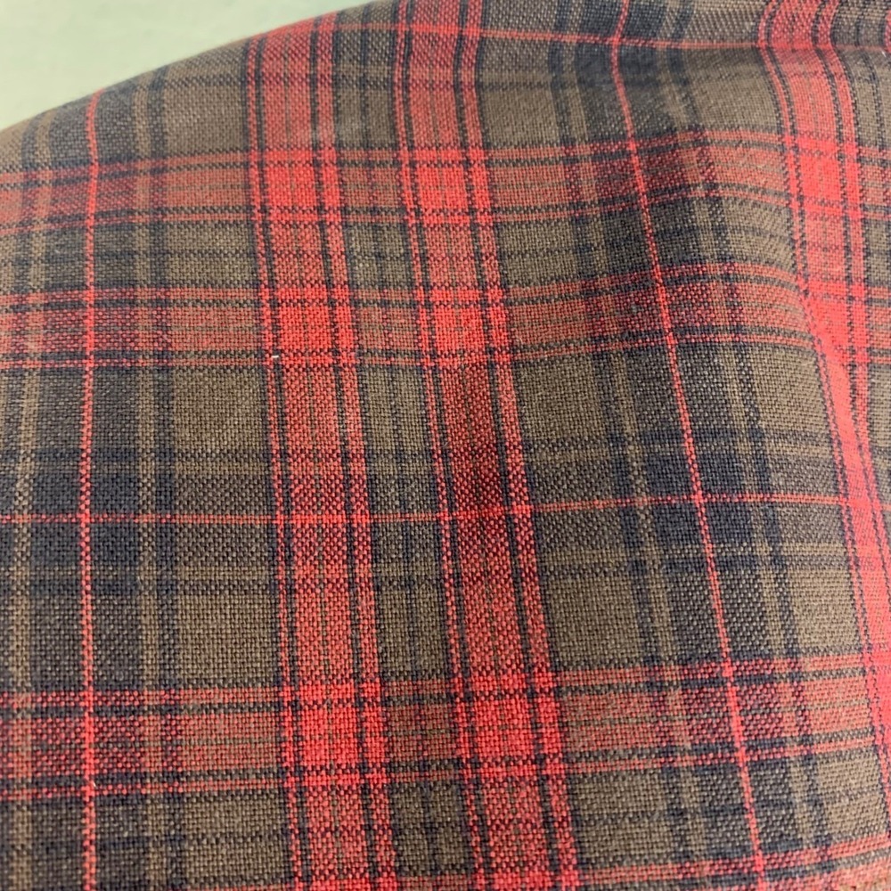 Cinch Western Shirt Mens XL Meas. Red Plaid Long Sleeve Button Down Cotton Tag L - Picture 12 of 16